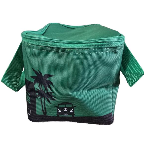 NEW Trader Joe's MINI Insulated Tote Bag Set of 2 - 1 Red & 1 Green Mini Tote - Picture 15 of 16